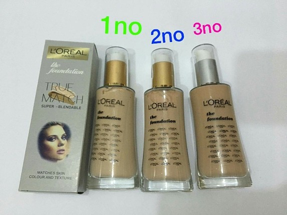 loreal paris şişe fondoten 