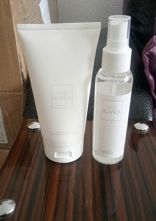 avon pur blanca set