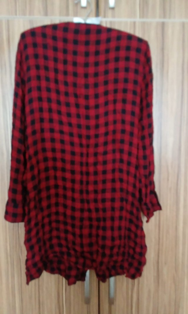 ekose desenli zara  elbise - Görsel 3