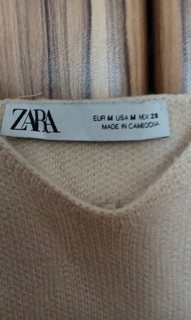 zara bejV Yaka Örme Kadın Atlet - Görsel 4