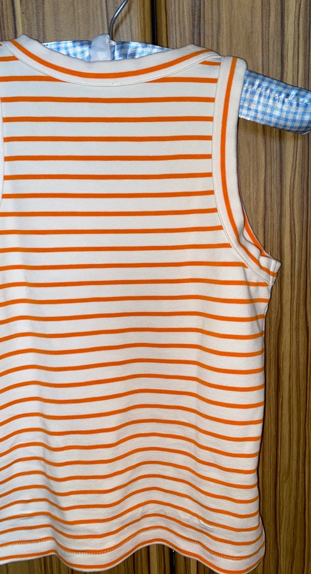 Turuncu Çizgili Kız Atlet - Görsel 3