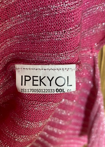 Pembe Triko Kadın Kazak, Uzun Kollu, Kayık Yaka - Görsel 4