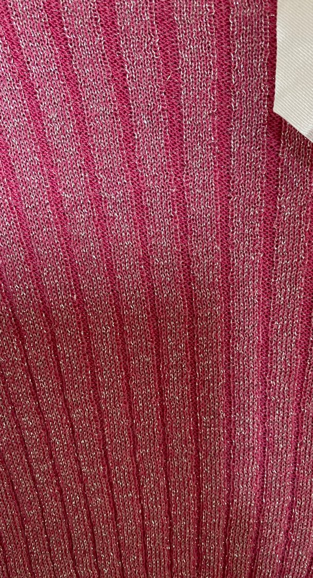 Pembe Triko Kadın Kazak, Uzun Kollu, Kayık Yaka - Görsel 5