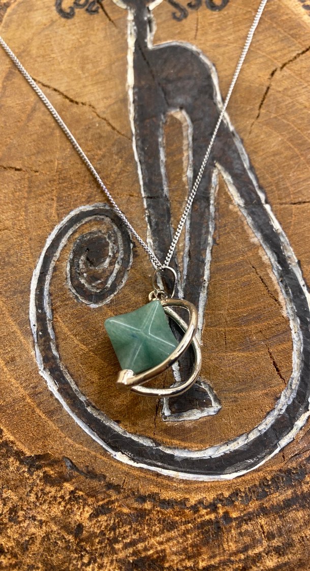 Uzun Zincirli Turkuaz Bohem Avrnterun kolye - Görsel 2