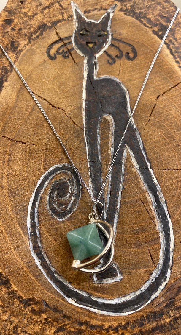 Uzun Zincirli Turkuaz Bohem Avrnterun kolye - Görsel 3