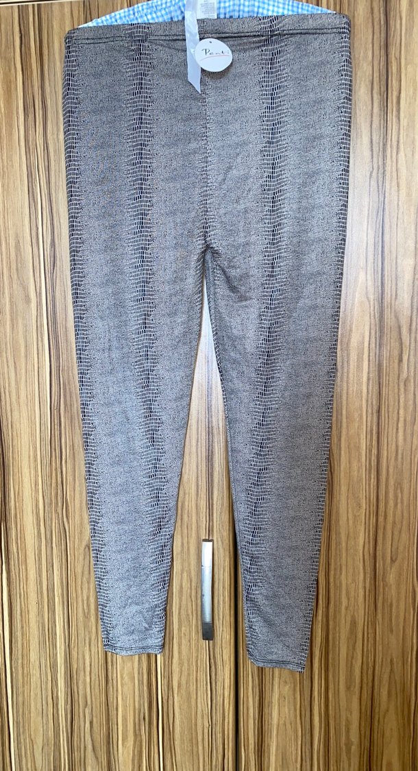 Gri Piliseli Kadın Tayt - Görsel 2