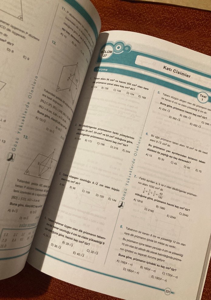 TYT AYT Üniversiteye Hazırlık Geometri Soru Bankası - Görsel 4