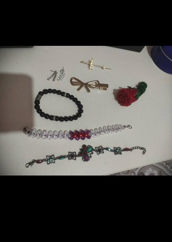 Altın Renkli Parlak Kız Aksesuar Seti - Görsel 4