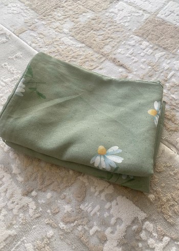 Nakışlı Pastel Yeşil Nevresim - Görsel 2