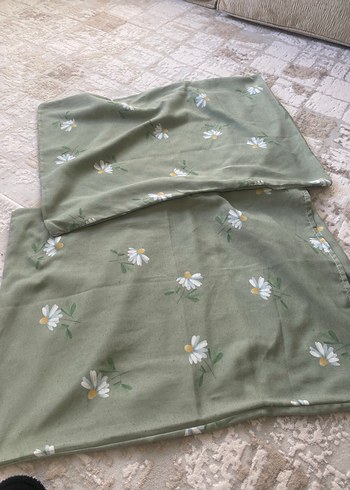 Nakışlı Pastel Yeşil Nevresim - Görsel 8