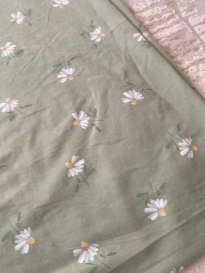 Nakışlı Pastel Yeşil Nevresim - Görsel 5