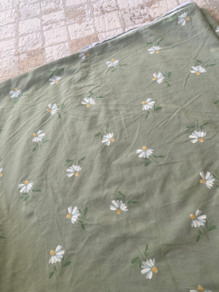 Nakışlı Pastel Yeşil Nevresim - Görsel 4