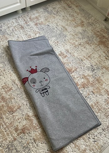 Gri Baskılı Çocuk Battaniyesi - Görsel 3