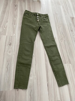 Bershka haki kot pantolon