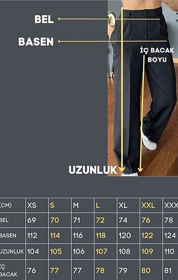 Zara Siyah kumaş plazzo pantolon