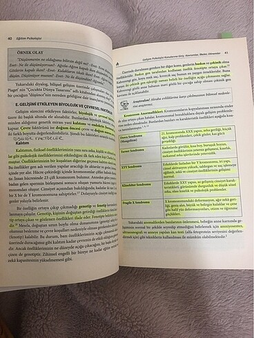 Beden Renk Eğitim psikolojisi kitabı