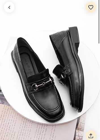 Loafer siyah ayakkabı
