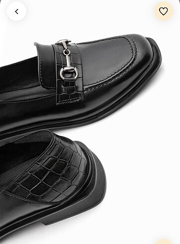 39 Beden Loafer siyah ayakkabı