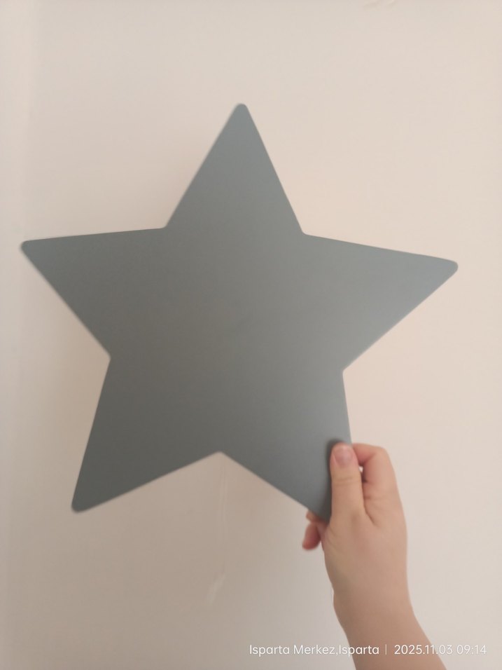 Gri Yıldız Ahşap aydinlatma - Görsel 2