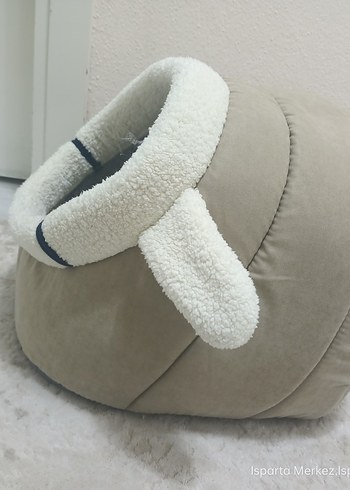 Kedi İçin Yumuşak Krem Kedi Evi - Görsel 3