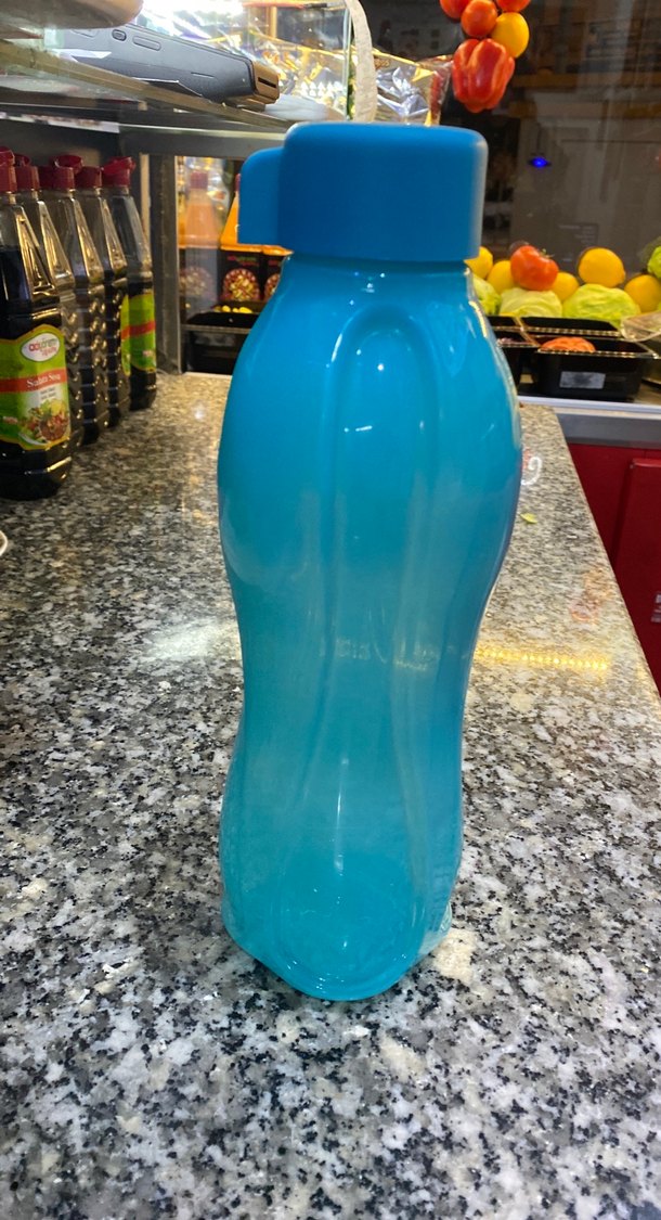 Mavi Plastik Su Şişesi - Görsel 3