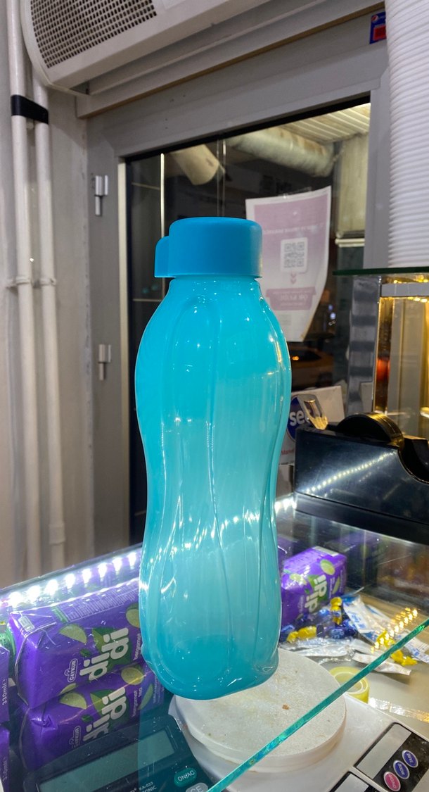 Mavi Plastik Su Şişesi - Görsel 2