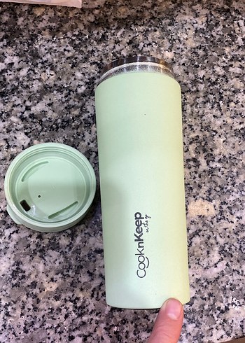 Pastel Yeşil Çocuk Termosu CooknKeep - Görsel 8