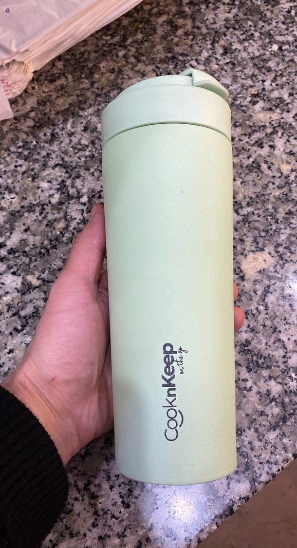 Pastel Yeşil Çocuk Termosu CooknKeep - Görsel 2