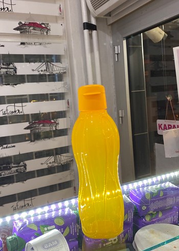 Sarı Plastik Su Şişesi - Görsel 2