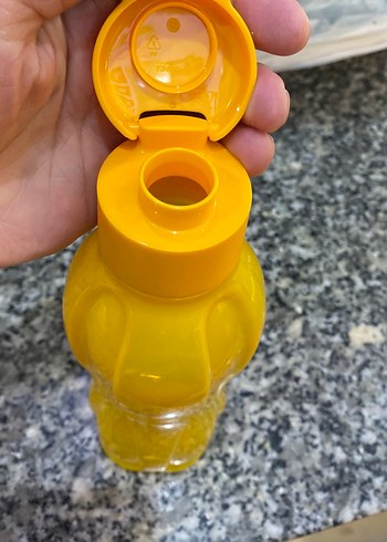 Sarı Plastik Su Şişesi - Görsel 5