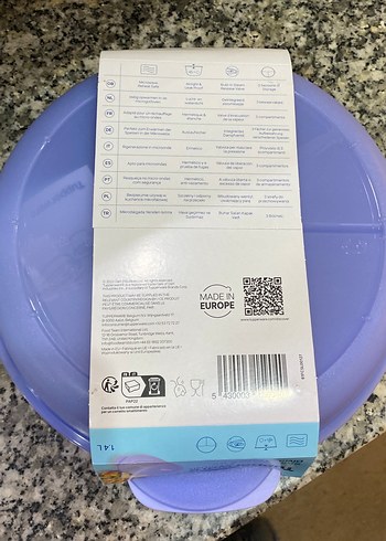 Tupperware Essentials Mor Saklama Kabı - Görsel 3