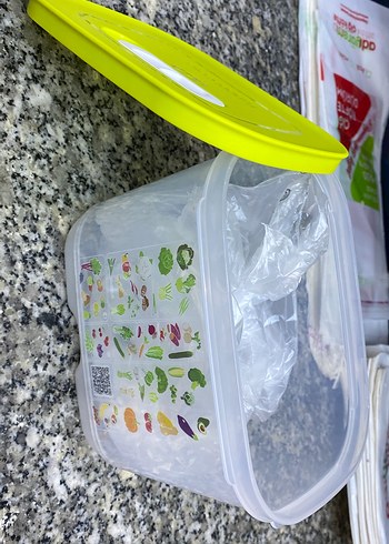 Yeşil Kapaklı Plastik Saklama Kabı - Görsel 6