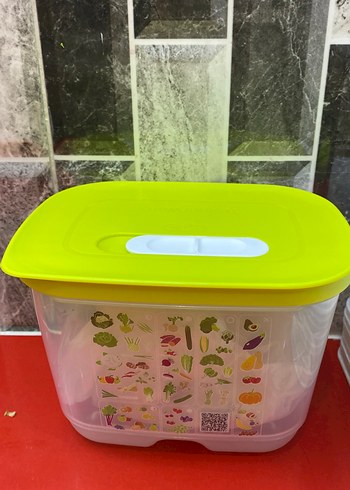 Yeşil Kapaklı Plastik Saklama Kabı - Görsel 4