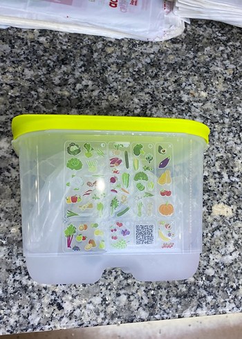 Yeşil Kapaklı Plastik Saklama Kabı - Görsel 3