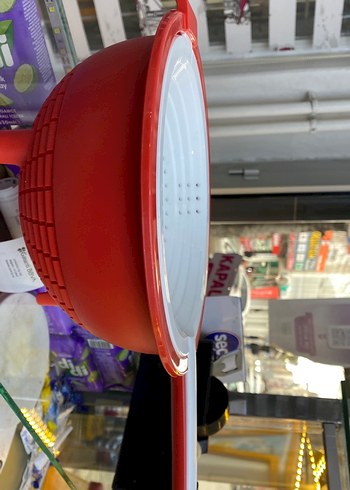 Renkli Kırmızı Plastik Süzgeç - Görsel 7