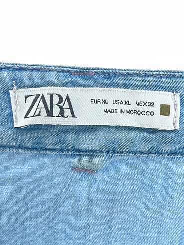 xl Beden mavi Renk Zara Mini Şort %70 İndirimli.