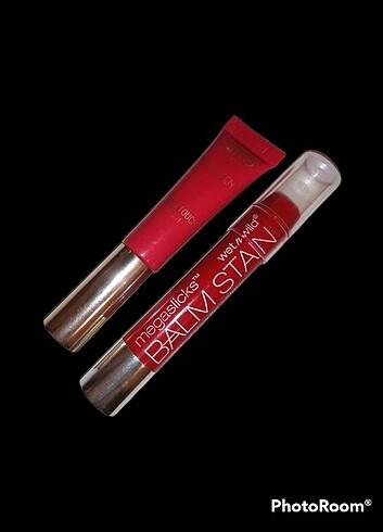 kiko likit köpük allık ve wet n wild balm stain ruj