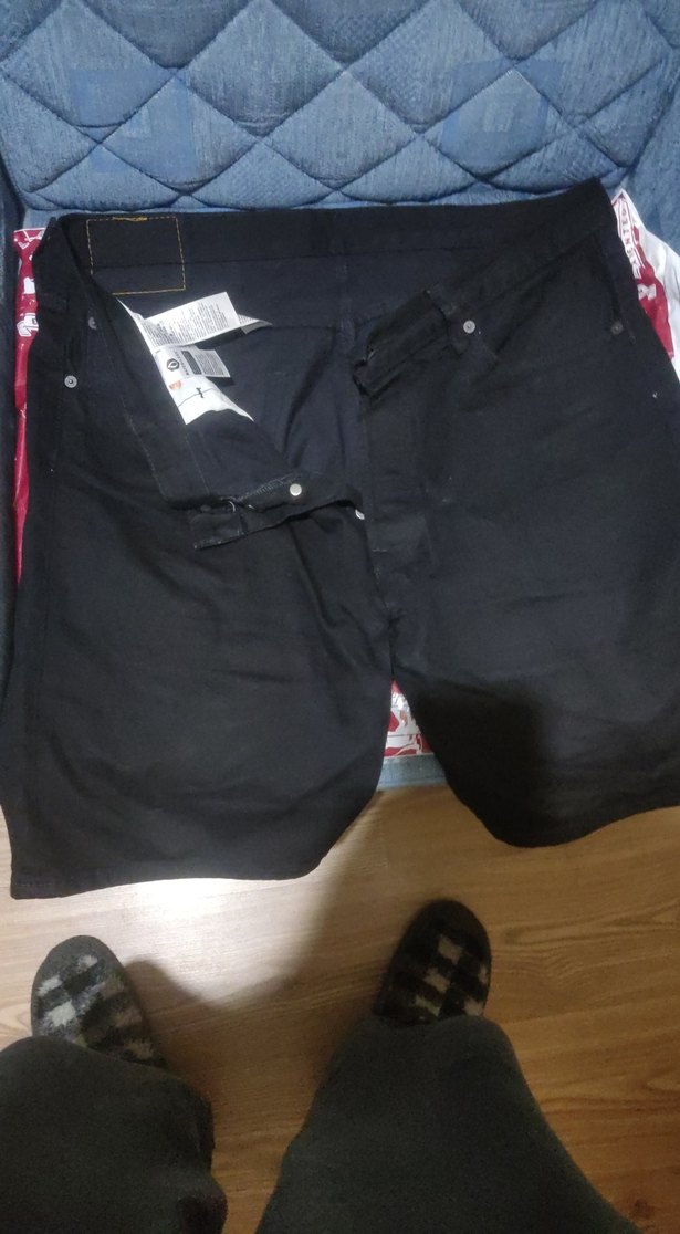 Levis Siyah Denim Şort — görsel 2/4