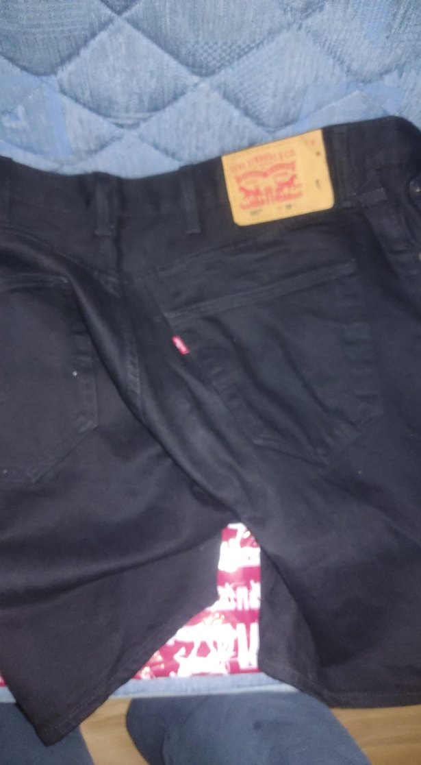 Levis Siyah Denim Şort — görsel 4/4