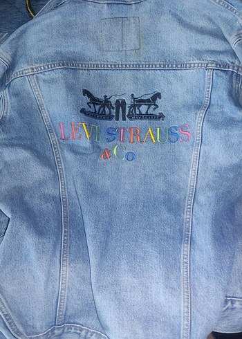 Levis Levi Strauss Co Acik Mavi Denim Ceket