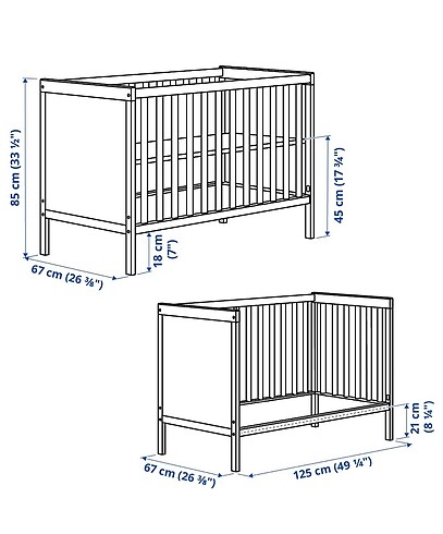 Beden beyaz Renk IKEA SUNDVIK BEŞİK