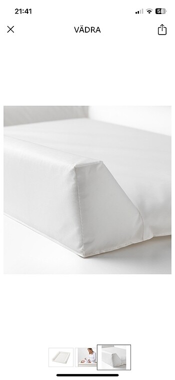  Beden beyaz Renk IKEA ALT DEĞİLTİRME MASASI VE PEDİ