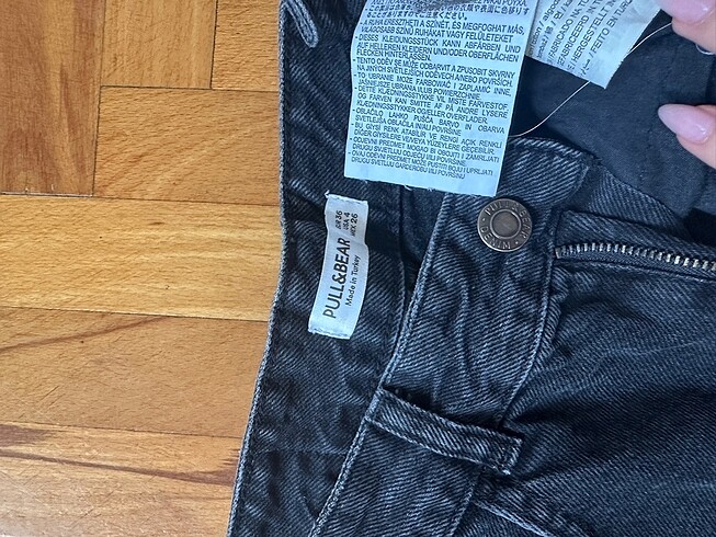 s Beden siyah Renk Pull and bear kot pantolon