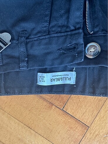 xs Beden siyah Renk Pull and bear kargo pantolon