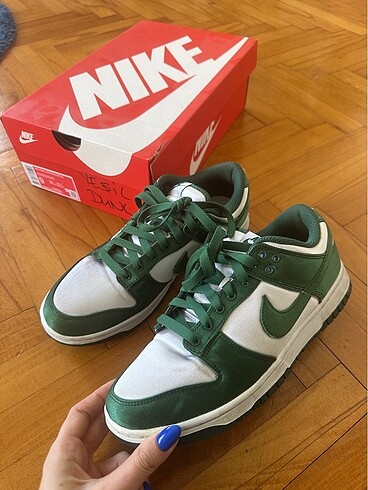 Nike retro dunk low saten yeşil
