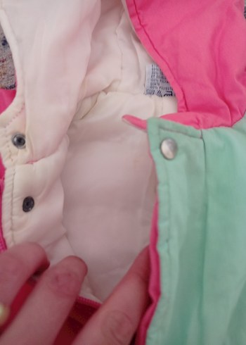 Kapüşonlu Fermuarlı Pembe Bebek Tulumu - Görsel 4