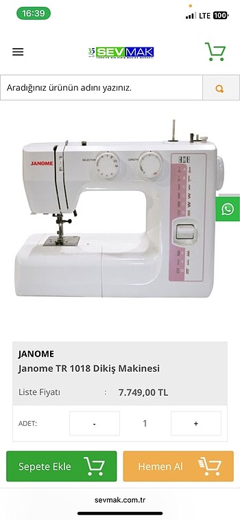 Dikiş makinesi