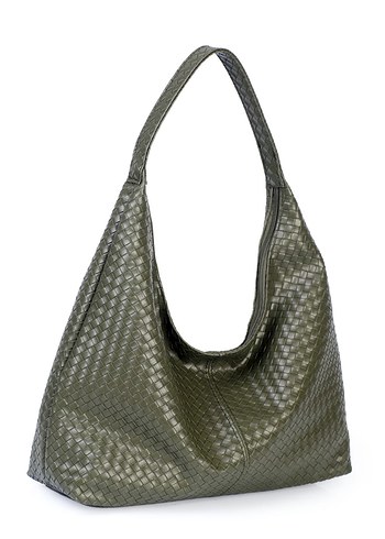 Bordo Deri Kadın Omuz Çantası - Görsel 5