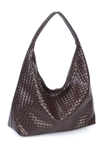 Bordo Deri Kadın Omuz Çantası - Görsel 4