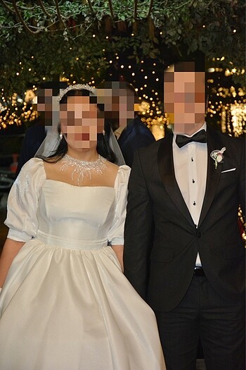 Pinterest Saten Gelinlik - Görsel 5